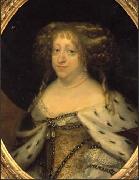 Abraham Wuchters Queen Sophie Amalie painted in oil painting on canvas